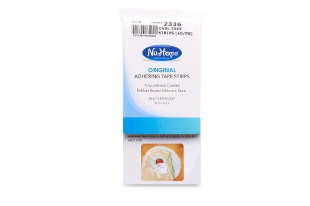 Nu-Hope Laboratories Ostomy Tape Polyurethane Coated Rubber Based Adhesive, 515.6 Square Inch - Pack of 50 - 2336-PK