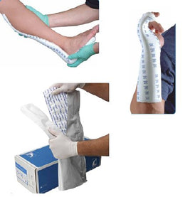 Ossur Padded Precut Splint TechForm® 4 X 30 Inch Fiberglass White - Box of 5 - TC0430-BX