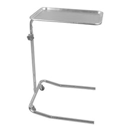 McKesson Mayo Instrument Stand Mayo 11 lb Weight Capacity Tray U-Shaped Base 31 - 50 Inch 19 Inch - Each - 08558-EA
