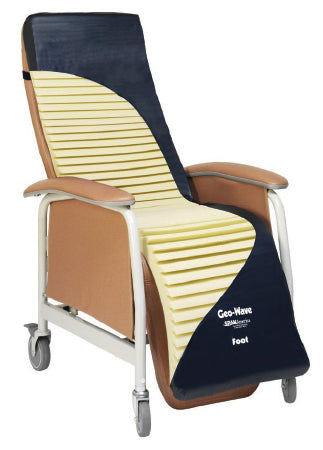 Span America Bariatric Geri-Chair / Recliner Cushion Geo-Wave™ 28 W X 68 D Inch Foam - Case of 4 - WAVE28-04-CS