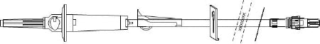 ICU Medical Primary IV Administration Set ICU Gravity Without Ports 15 Drops / mL Drip Rate Without Filter 80 Inch Tubing - Case of 25 - B3114-CS