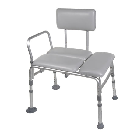 Drive Medical drive™ Knocked Down Bath Transfer Bench Arm Rail 17-3/4 to 21-3/4 Inch Seat Height 400 lbs. Weight Capacity - Each - 12005KD-1-EA