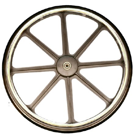 Drive Medical Wheelchair Wheel For Wheelchair - Each - STDS1000HD-EA