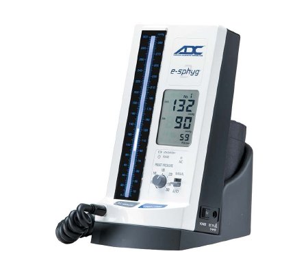 American Diagnostic Corp Automatic Digital Blood Pressure Monitor E-sphyg™ II Multiple Sizes Nylon 19 - 50 cm Desk Model - Each - 9002DK-MCC-EA