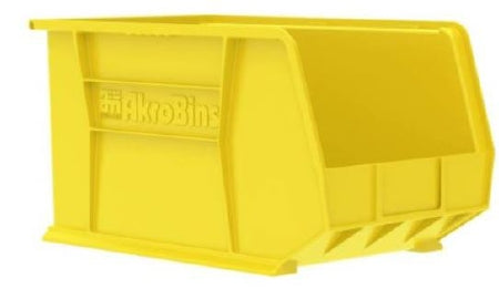 Akro-Mils Storage Bin AkroBIns® Yellow Plastic 10 X 11 X 18 Inch - CT/6 - 30260YELLO-CT