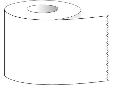 Shamrock Scientific Blank Label Tape Multipurpose Label White 1 X 500 Inch - Roll of 1 - ST-10-1-RL