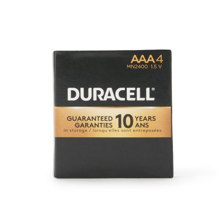 Duracell Alkaline Battery Duracell® Coppertop® AAA Cell 1.5V Disposable 24 Pack - Box of 24 - MN2400DBK-BX