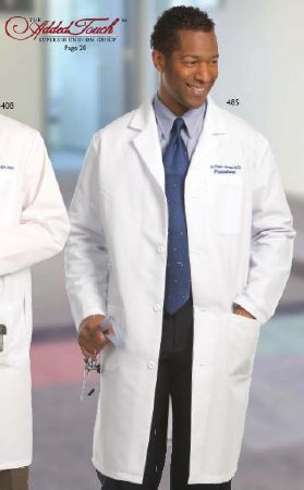 Fashion Seal Uniforms Lab Coat White Size 32 Knee Length Reusable - Each - 420-32-EA