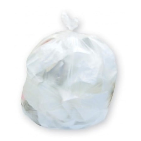 RJ Schinner Co Trash Bag Heritage™ 56 gal. Natural HDPE 14 Mic. 43 X 48 Inch Star Seal Bottom Coreless Roll - Case of 8 - Z8648HN R01-CS