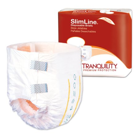 Principle Business Enterprises Unisex Youth Incontinence Brief Tranquility® Slimline® Disposable Heavy Absorbency - Case of 120 - 2112-CS