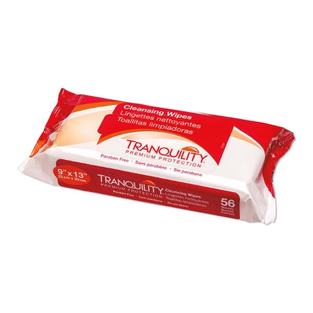 Principle Business Enterprises Personal Wipe Tranquility® Soft Pack Aloe / Vitamin E / Chamomile Scented 56 Count - Bag of 50 - 3121-BG
