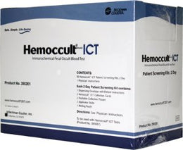 Hemocue Cancer Screening Patient Sample Collection and Screening Kit Hemoccult® ICT 2-Day Colorectal Cancer Screening Fecal Occult Blood Test (iFOB or FIT) Stool Sample 50 Tests CLIA Waived - Case of 200 - 395261A-CS