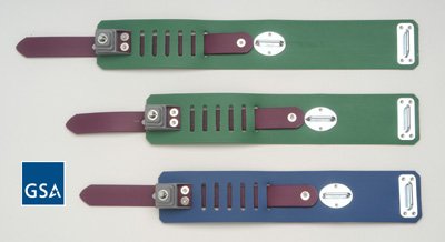 Humane Restraint Locking Ankle Restraint X-Large Humane Restraint L-300 Lock Without Straps - Pair - AA-501XL-POLY-PR