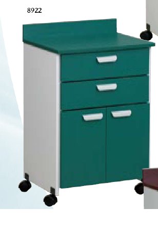 Clinton Industries Mobile Treatment Cabinet 18-1/4 X 24 X 35-1/4 Inch Slate Gray - Each - 8922-1SG-EA