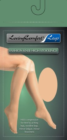 Scott Specialties Compression Stocking Knee High Medium Black - Pair of 2 - 1651 BLA MD-PR