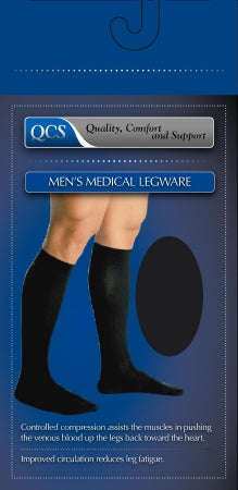 Scott Specialties Compression Socks Knee High Medium Black Closed Toe - Pair of 2 - 1662 BLA MD-PR