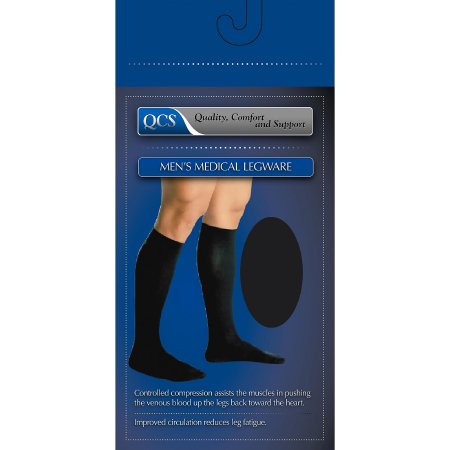 Scott Specialties Compression Socks QCS Knee High Large Brown Closed Toe - Pair of 2 - 1662 BRO LG-PR