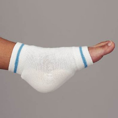 Patterson Medical Supply Heel / Elbow Protection Sleeve Rolyan® AM Regular White / Blue Trim - Pair of 2 - 55976301-PR