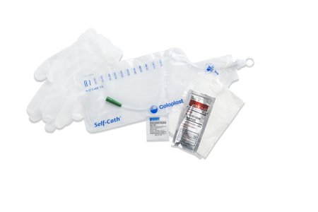 Coloplast Intermittent Closed System Catheter Tray Self-Cath® Straight Tip 12 Fr. Without Balloon Lubricated PVC - Each - 1012-EA