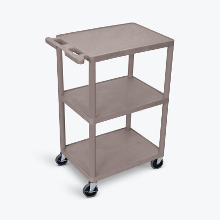 Luxor Utility Cart 18 X 24 X 43 Inch Gray 16-1/4 Inch Spacing - Each - HE42-G-EA