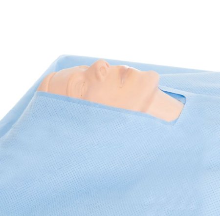 O&M Halyard Inc EENT Drape EENT Split Drape 76 W X 124 L Inch Sterile - Case of 25 - 89197-CS