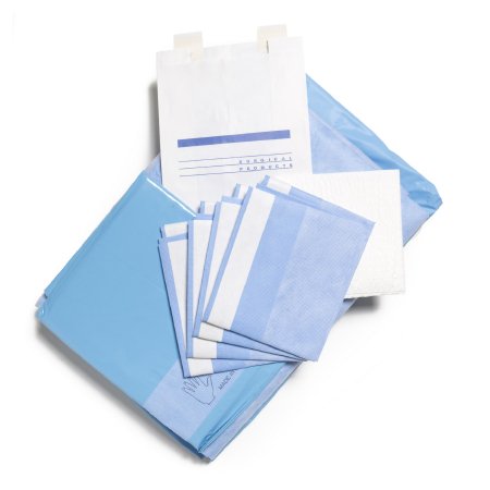 O&M Halyard Inc Surgical Drape Pack Halyard Basics - Case of 5 - 88878-CS