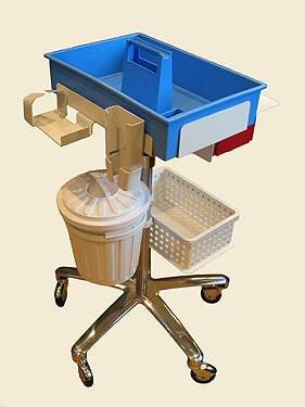 Fisher Scientific Phlebotomy Cart - Each - 220384540-EA