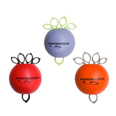 Fabrication Enterprises Hand Exerciser Set HandMaster Plus™ Purple / Red / Orange Soft / Medium / Hard - Each - 10-0787-EA