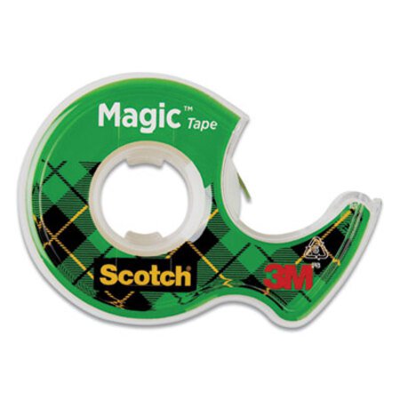 Scotch® Magic Tape in Handheld Dispenser, 1" Core, 0.75" x 25 ft, Clear - Roll of 1 - MMM-105-RL