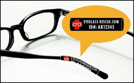 Eyeglass Rescue Identification and Protection Eyeglass Sleeves - KT/1 - 1001-KT