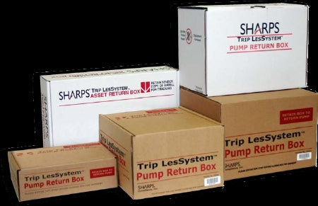 Sharps Compliance Pump Return Mail Box - Case of 10 - 20003-010-CS