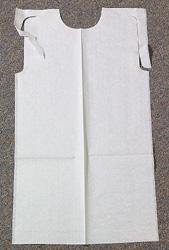 Tidi Products Bib Tidi® Tie Closure Disposable Poly / Tissue - Case of 300 - 920861-CS