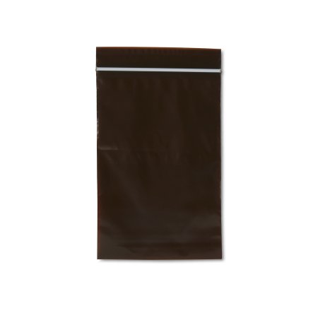 Health Care Logistics Pharmacy Bag Zippit® 4 X 6 Inch Amber Zip Closure - Pack of 100 - 7573-PK