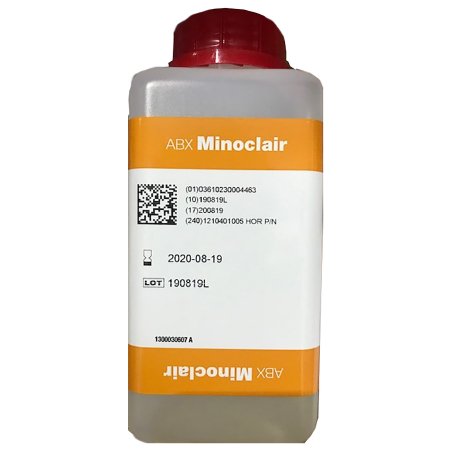 Horiba Reagent ABX Pentra™ Minoclair Hematology For ABX Micros 45 / 60 Analyzers 500 mL - Each - 1210401005-EA