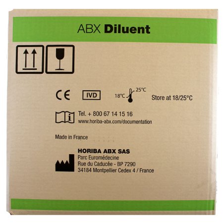 Horiba Reagent Diluent ABX Pentra™ Leucocytes For ABX Pentra 60 / 80 Hematology Analyzers 20 Liter - Each - 1210901020-EA