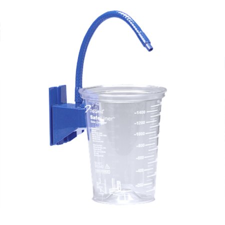 DeRoyal Outer Suction Canister SafeLiner® 1000 mL Sealing Lid - Each - 71-1000BR-EA