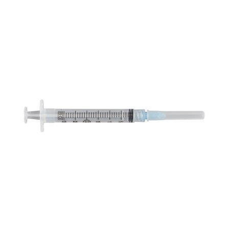 BD Standard Hypodermic Syringe with Needle PrecisionGlide™ 3 mL 1 Inch 25 Gauge NonSafety Regular Wall - Case of 800 - 309581-CS