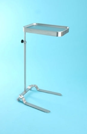 Blickman Mayo Instrument Stand Newark Tray U-Shaped Base 39.5 - 62 Inch 19.125 Inch - Each - 0638841000-EA