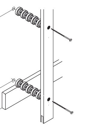 Seca Spacers / Screws seca® Model 222 Stadiometer Height Rod - Each - A191703016009-EA