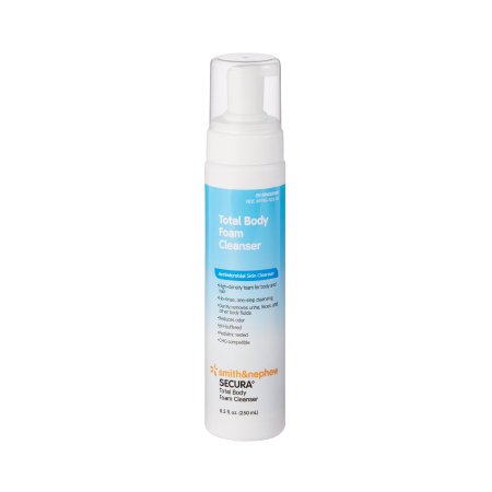 Smith & Nephew Rinse-Free Antimicrobial Body Wash Secura™ Total Body Foaming 8.5 oz. Pump Bottle Scented - BT/1 - 59430300-BT