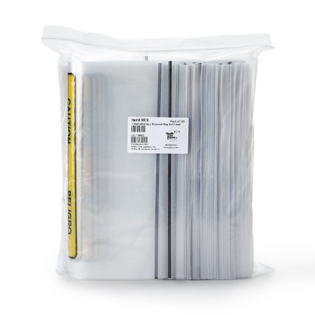 Health Care Logistics Chemo Drug Transport Bag Clear Bag Polyethylene 9 X 12 Inch - Pack of 100 - 9516-PK