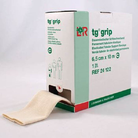 Patterson Medical Supply Elastic Tubular Support Bandage tg® grip 15 Inch X 11 Yard X-Large Trunk Pull On Tan NonSterile Size M Standard Compression - Each - 081433408-EA