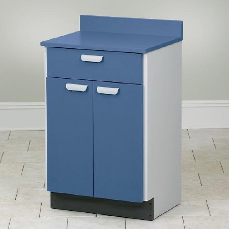 Clinton Industries Treatment Cabinet Floor Standing Laminate 1 Drawer 1 Shelf - Each - 8821-1GR-EA
