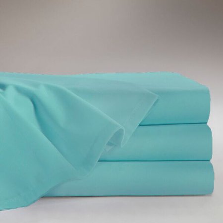 Standard Textile Bed Sheet Supreme Draw 55 X 72 Inch Misty Green Cotton 55% / Polyester 45% Reusable - DZ/12 - 03910322-DZ