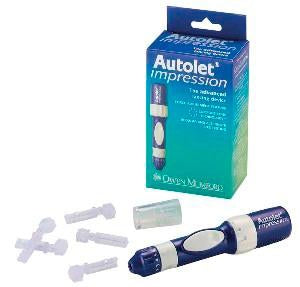 Owen Mumford Lancing Device Autolet® Various Gauges Push Button Activation Finger - Each - AT 0270-EA