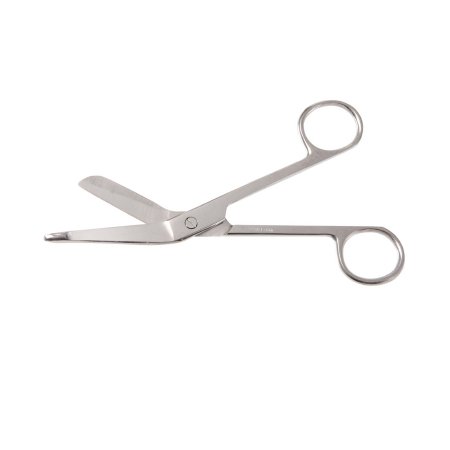 Mabis Healthcare Bandage Scissors Precision™ Lister 5-1/2 Inch Length Stainless Steel Finger Ring Handle Angled Blunt Tip / Blunt Tip - Each - 25-702-000-EA