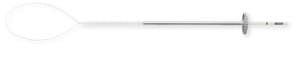 Covidien Nonabsorbable Suture with Needle Surgidac™ Polyester SS-14 1/4 Circle Spatula Needle Size 6 - 0 Braided - Box of 1 - D-1722K-BX