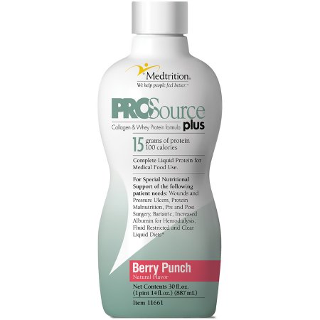 Medtrition/National Nutrition Oral Supplement ProSource® Plus Berry Punch Flavor Liquid 30 oz. Bottle - Each - 11661-EA