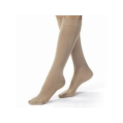 BSN Medical Compression Stocking JOBST® Opaque Knee High Large / Full Calf Silky Beige Closed Toe - Pair - 115370-PR