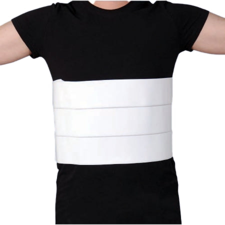 Pepper Medical Abdominal Binder AB Series Large Hook and Loop Closure 60 to 75 Inch Waist Circumference 8 Inch Height Adult - Each - AB 360 ABDOMINAL BINDER-EA